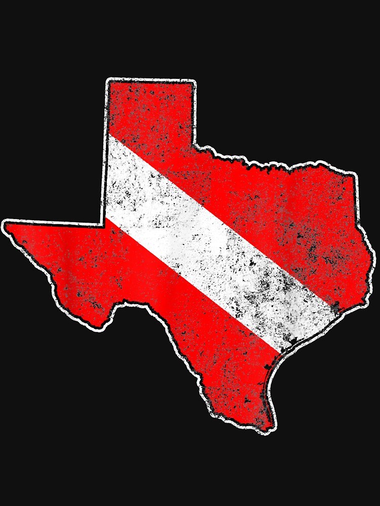 Vintage Texas Scuba Dive Flag Map Diving Diver by Liefke12441 T-Shirts, Hoodie, Sweatshirt | BlankRebels.com (Image 3)