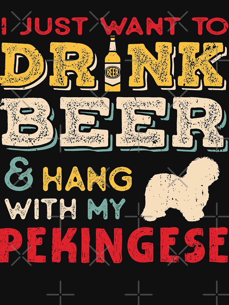 Pekingese Dog Dad Beer Lover by rafaeltto T-Shirts, Hoodie, Sweatshirt | BlankRebels.com (Image 3)
