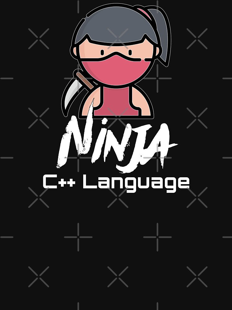 C++ Language Ninja (color white) by Stornu2Ruedas T-Shirts, Hoodie, Sweatshirt | BlankRebels.com (Image 3)