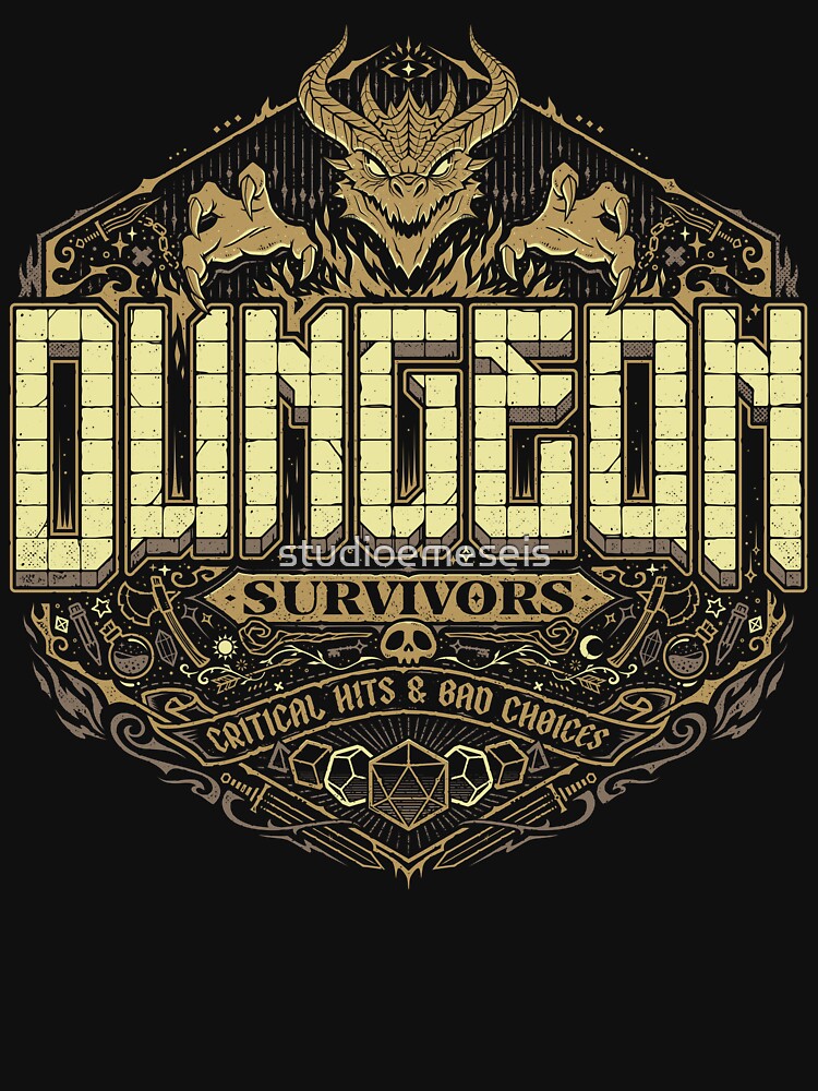 Dungeon Survivors by studiomsix T-Shirts, Hoodie, Sweatshirt | BlankRebels.com (Image 3)