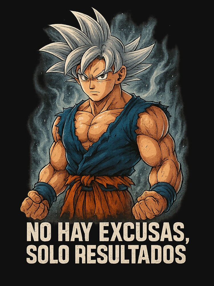Goku motivation – No excuses, just results by FXFandomFactory T-Shirts, Hoodie, Sweatshirt | BlankRebels.com (Image 3)
