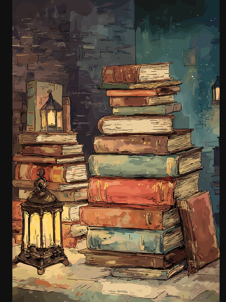Vintage Library Old Tomes Light Academia by bapupa T-Shirts, Hoodie, Sweatshirt | BlankRebels.com (Image 3)