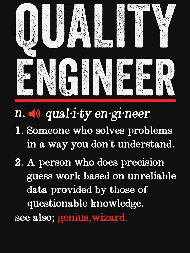 Quality Engineer Funny Definition: Quality Engineer Gift - Quality Engineering by Adexyl T-Shirts, Hoodie,... (Image 3)