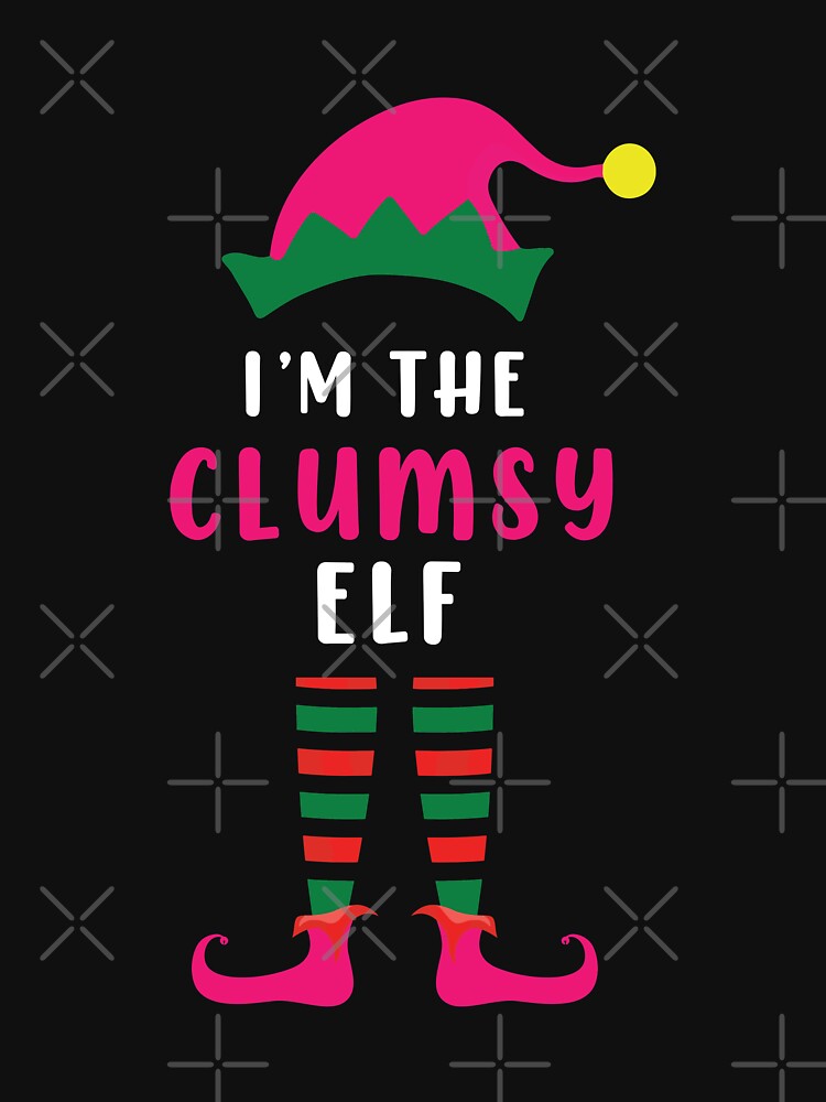 i'm the clumsyELF family matching christmas by abdellaoui T-Shirts, Hoodie, Sweatshirt | BlankRebels.com (Image 3)