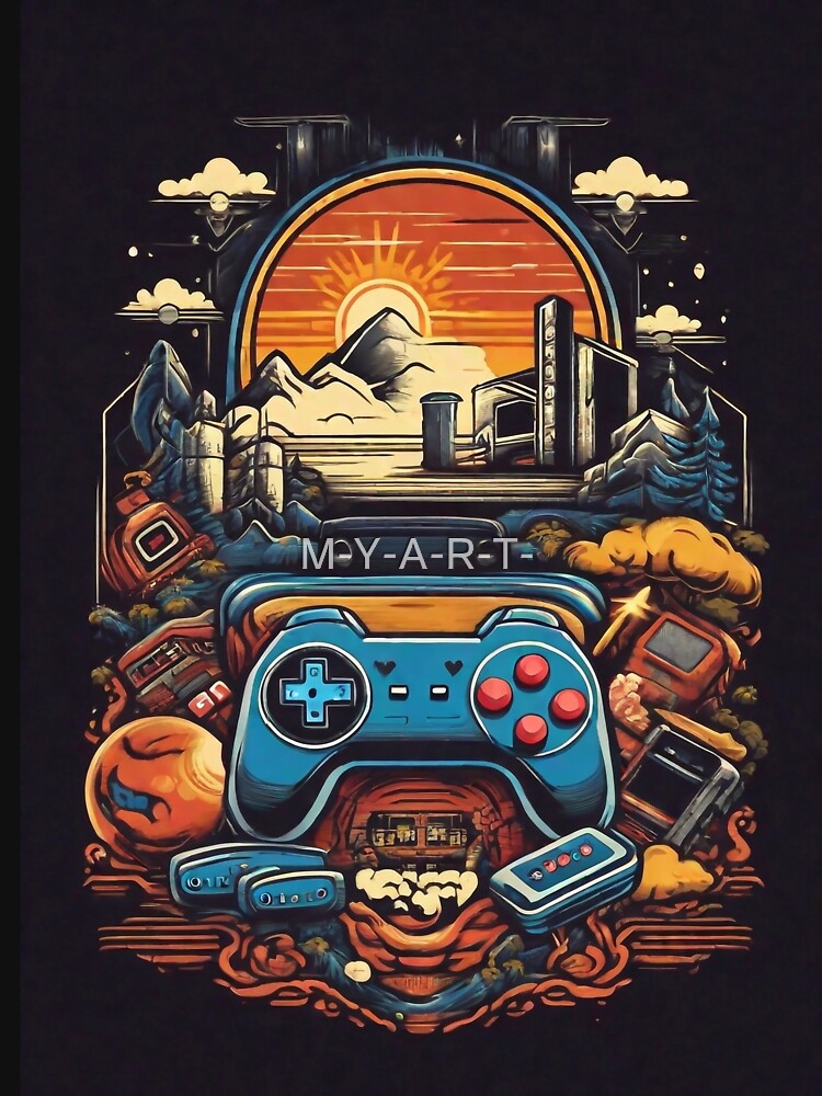 Vintage inspired retro gaming by M-Y-A-R-T-