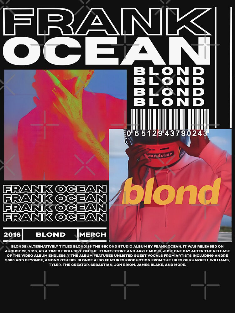 Frank Ocean Blonde Album Music by DiamondMi1187 T-Shirts, Hoodie, Sweatshirt | BlankRebels.com (Image 3)
