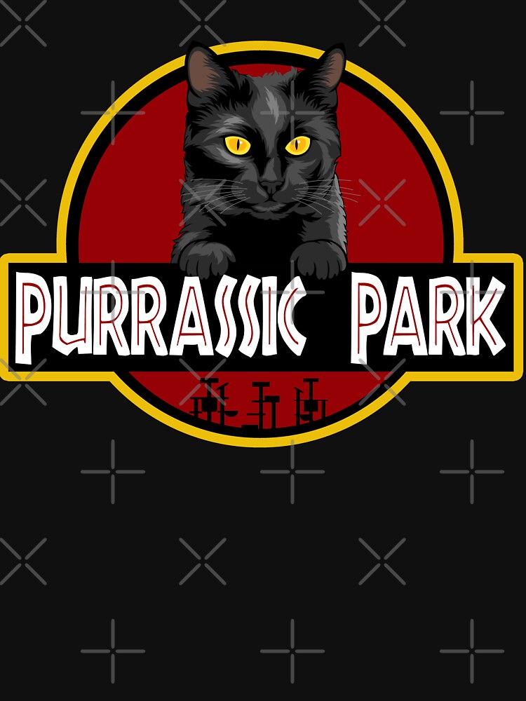 Funny Bombay Cat Purrassic Park by Funny Shirts Matter