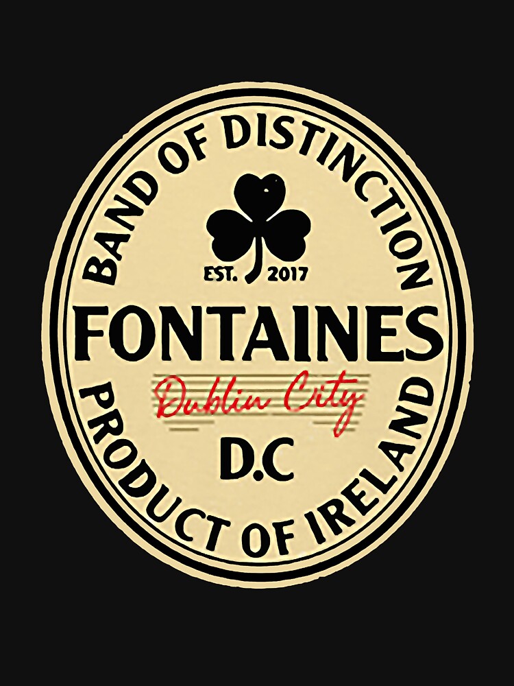 Retro logo decal Fontaines Band of distinction by JasonLindblom T-Shirts, Hoodie, Sweatshirt | BlankRebels.com (Image 3)