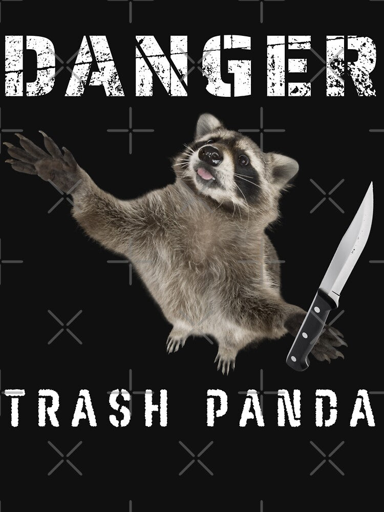 Danger! Trash Panda Raccoon by rudekitten T-Shirts, Hoodie, Sweatshirt | BlankRebels.com (Image 3)