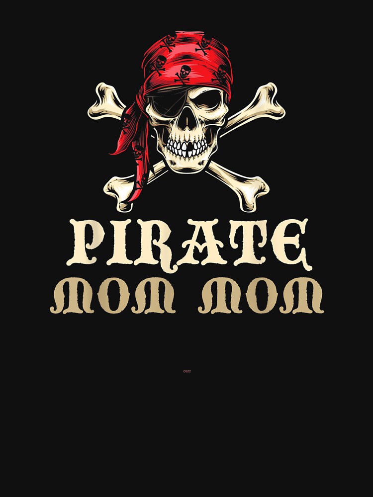 Pirate Mom-Mom Skull Costume Halloween Funny MomMom by Spencerhowar T-Shirts, Hoodie, Sweatshirt | BlankRebels.com (Image 3)