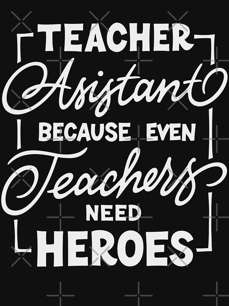Teacher assistant by Zagach Letters T-Shirts, Hoodie, Sweatshirt | BlankRebels.com (Image 3)