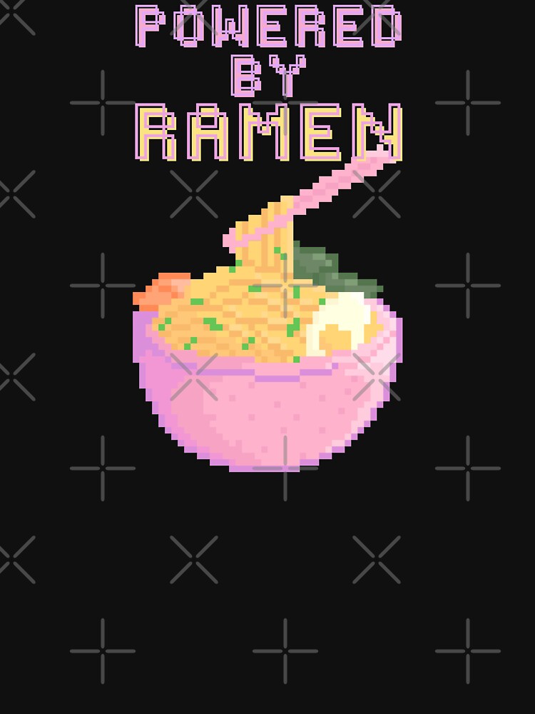 Powered By Ramen by GleamingGiant T-Shirts, Hoodie, Sweatshirt | BlankRebels.com (Image 3)