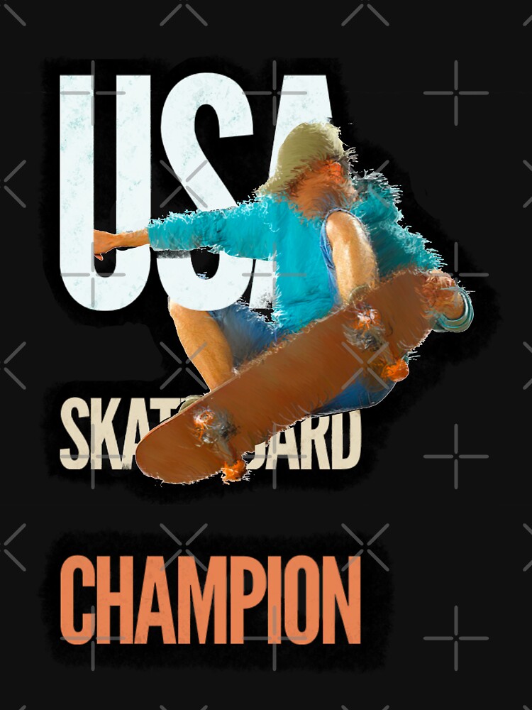 USA Skateboard Champion T-Shirts, Hoodie, Sweatshirt