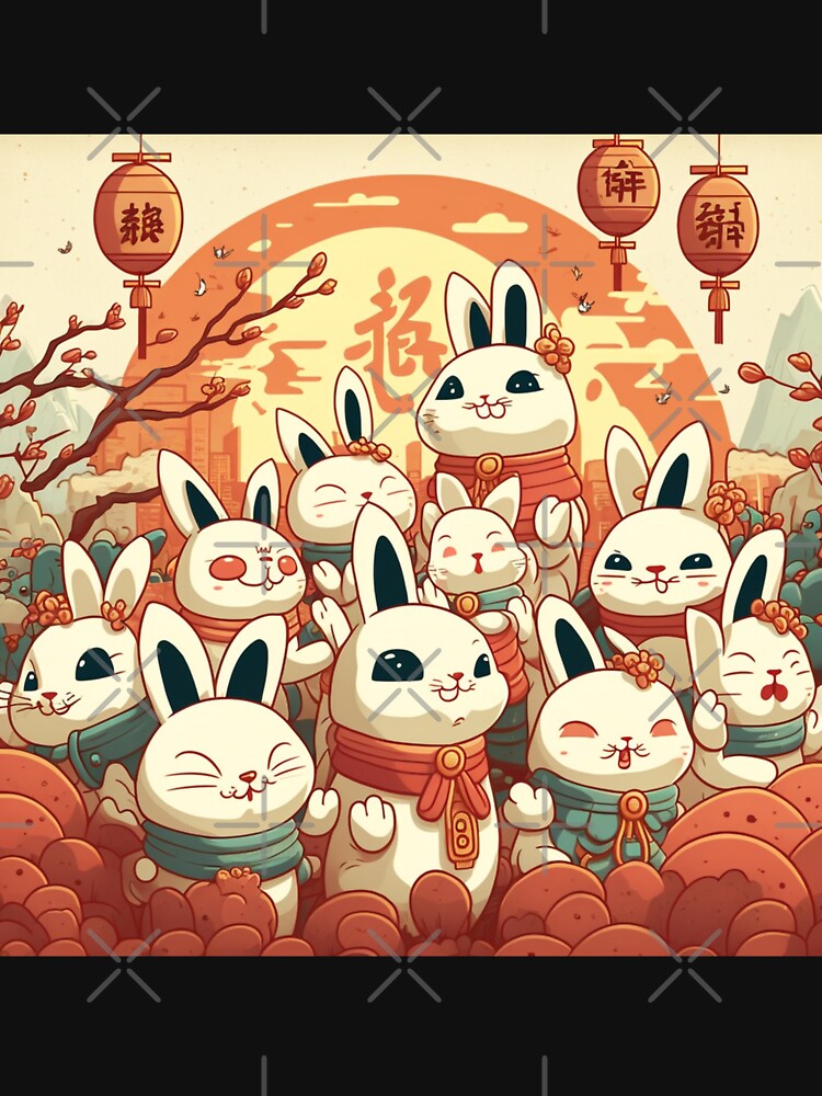 Chinese New Year: happy rabbit designs by BeerBot T-Shirts, Hoodie, Sweatshirt | BlankRebels.com (Image 3)