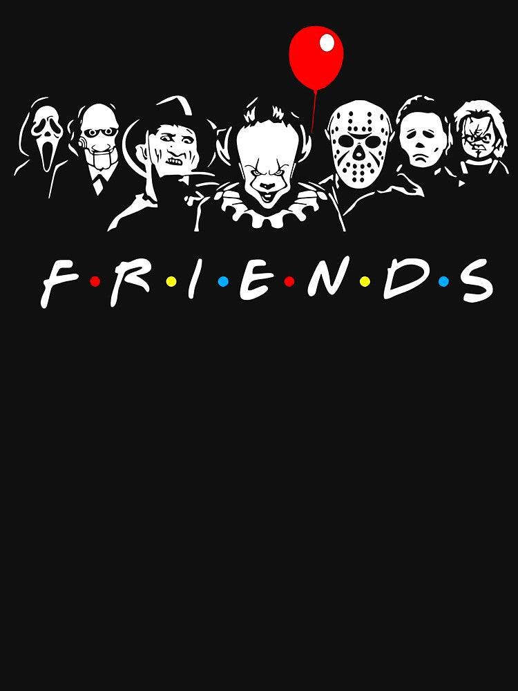 Halloween Friends Classic Horror Movies Characters 2022 by Renocrazed T-Shirts, Hoodie, Sweatshirt (Image 3)