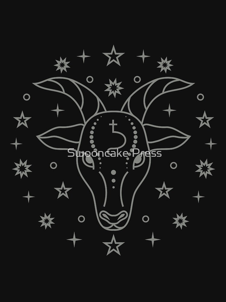 CAPRICORN HOODIE by Swooncake Press T-Shirts, Sweatshirt | BlankRebels.com (Image 3)