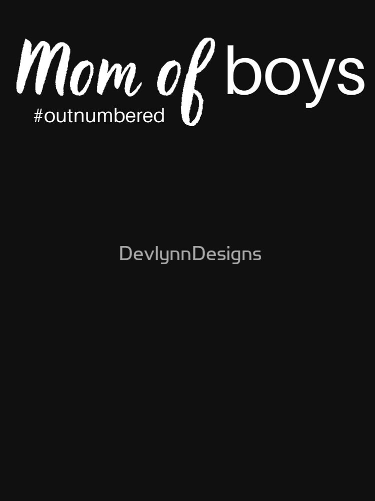 Mom of Boys #outnumbered | Mothers Day Gift | Mother of Boys by DevlynnDesigns