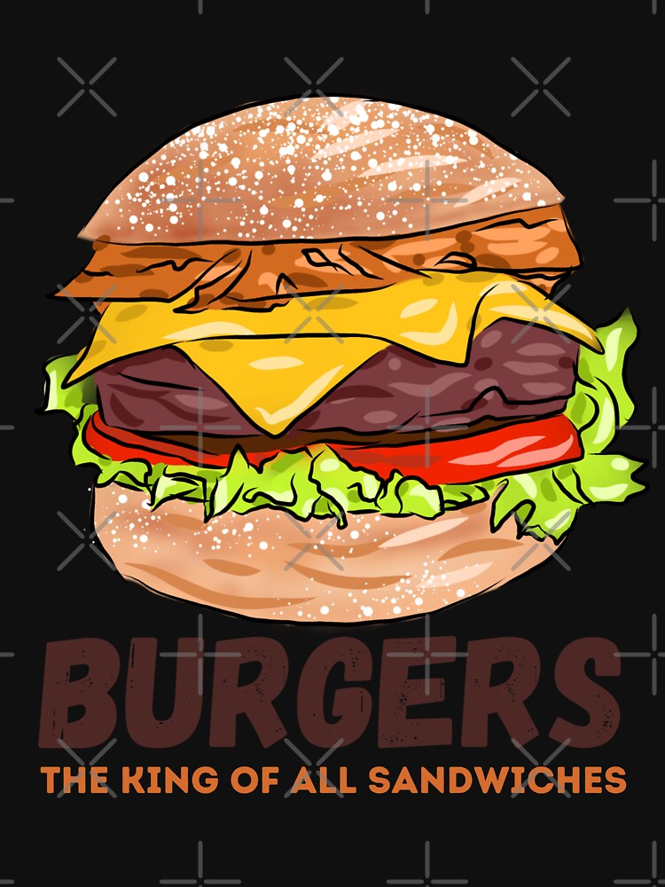 Burgers - The king of all sandwiches - The Burger Bash by WBP Mart T-Shirts, Hoodie, Sweatshirt | BlankRebels.com (Image 3)
