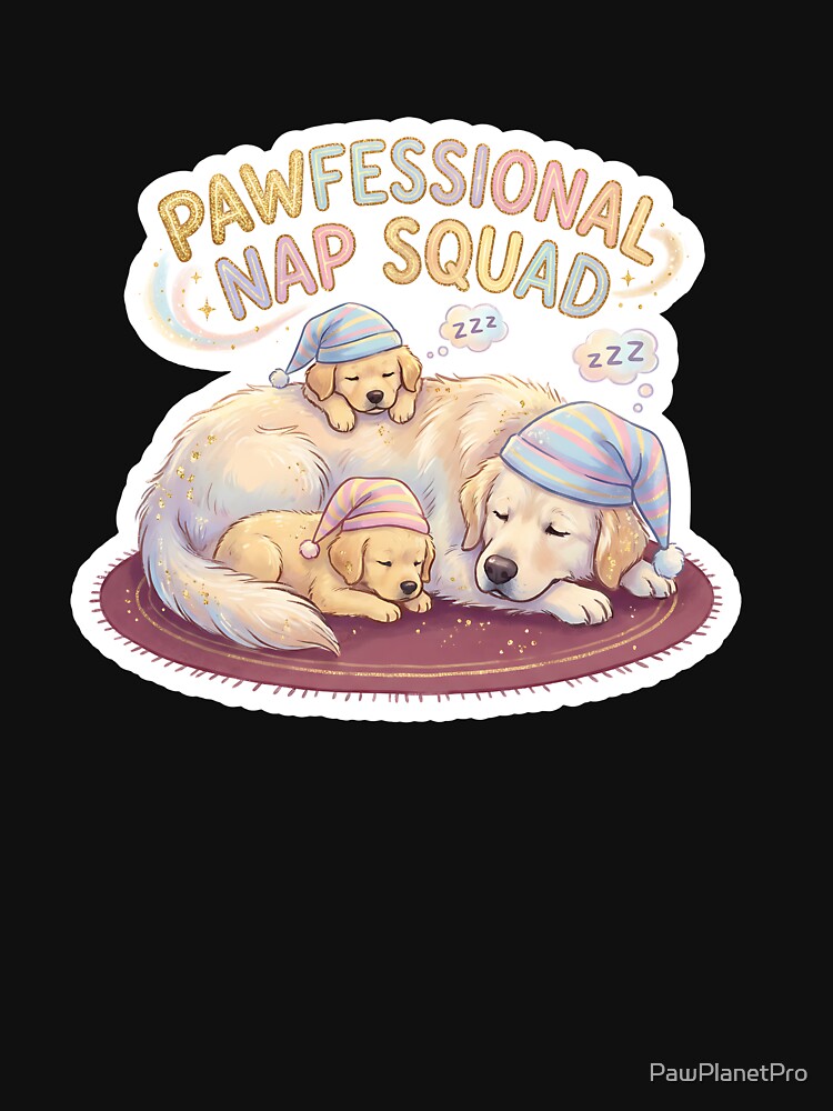 Pawfessional Nap Squad Funny Design by PawPlanetPro T-Shirts, Hoodie, Sweatshirt | BlankRebels.com (Image 3)