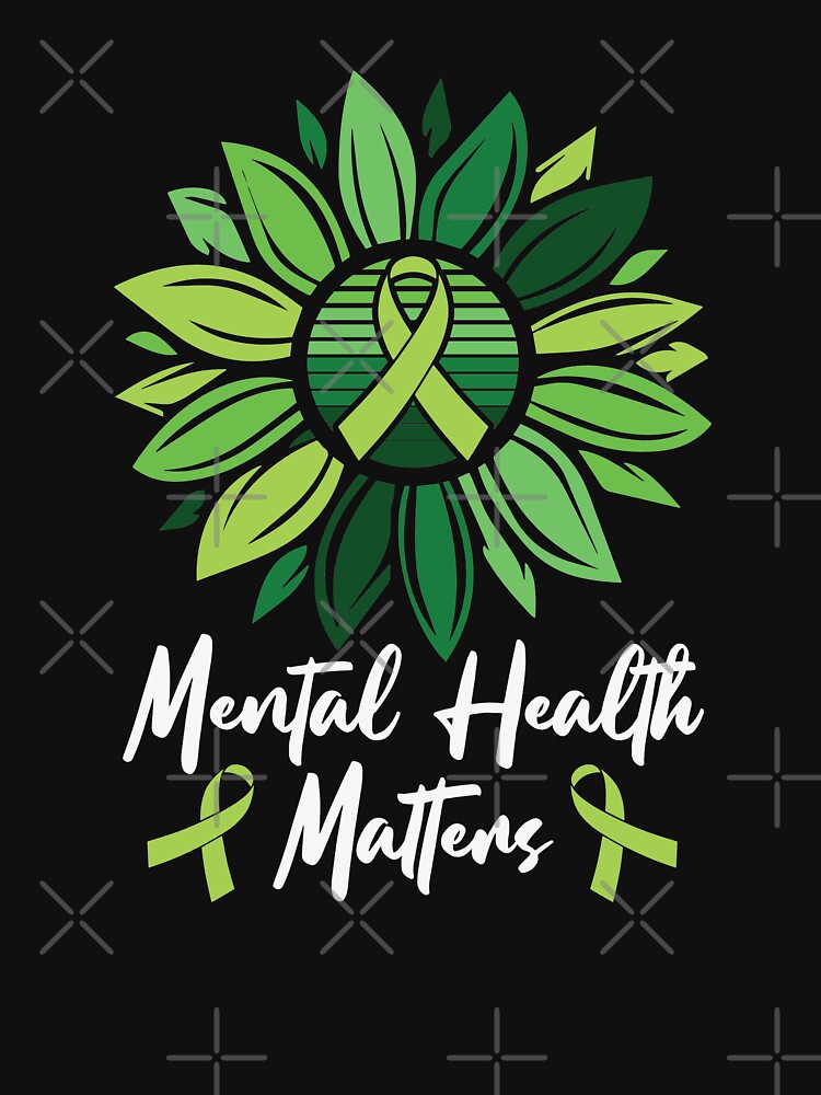 Sunflower Mental Health Matters Ribbon by TeeHome T-Shirts, Hoodie, Sweatshirt | BlankRebels.com (Image 3)