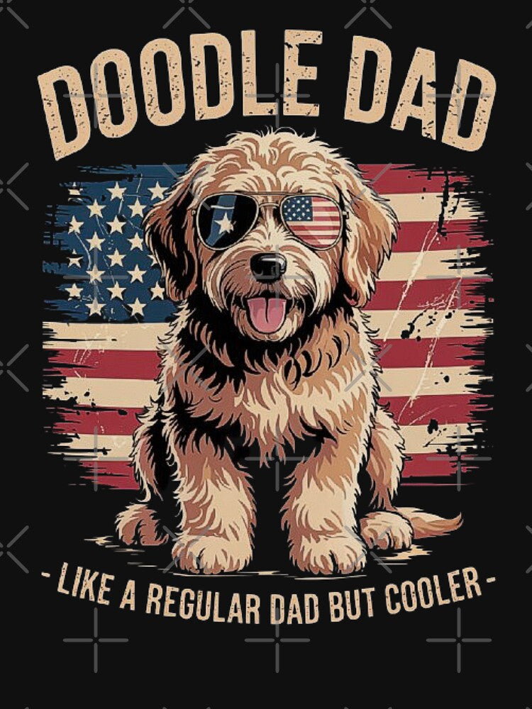 Funny Doodle Dad American Flag Design for Dog Lovers by love3617 T-Shirts, Hoodie, Sweatshirt | BlankRebels.com (Image 3)