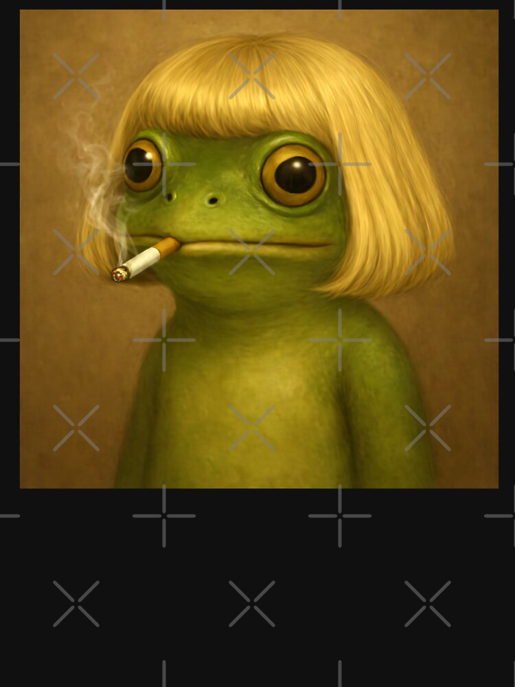 Funny Frog with Bob Haircut Meme by Eh Plus Designs T-Shirts, Hoodie, Sweatshirt | BlankRebels.com (Image 3)