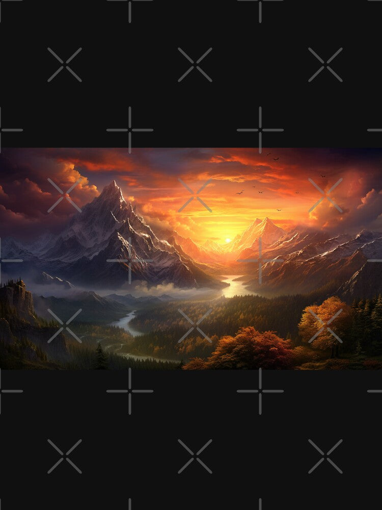Fantasy Landscape - Realm of Avaloria by Fantasy Masterpiece T-Shirts, Hoodie, Sweatshirt | BlankRebels.com (Image 3)
