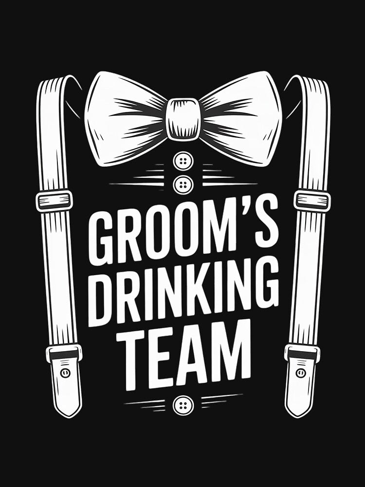 Groom's Drinking Team  Bachelor Party Squad  Wedding by nicomitchell T-Shirts, Hoodie, Sweatshirt | BlankRebels.com (Image 3)
