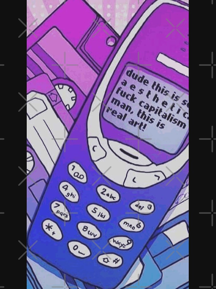 Vaporwave Mobile Phone by zerocult T-Shirts, Hoodie, Sweatshirt | BlankRebels.com (Image 3)