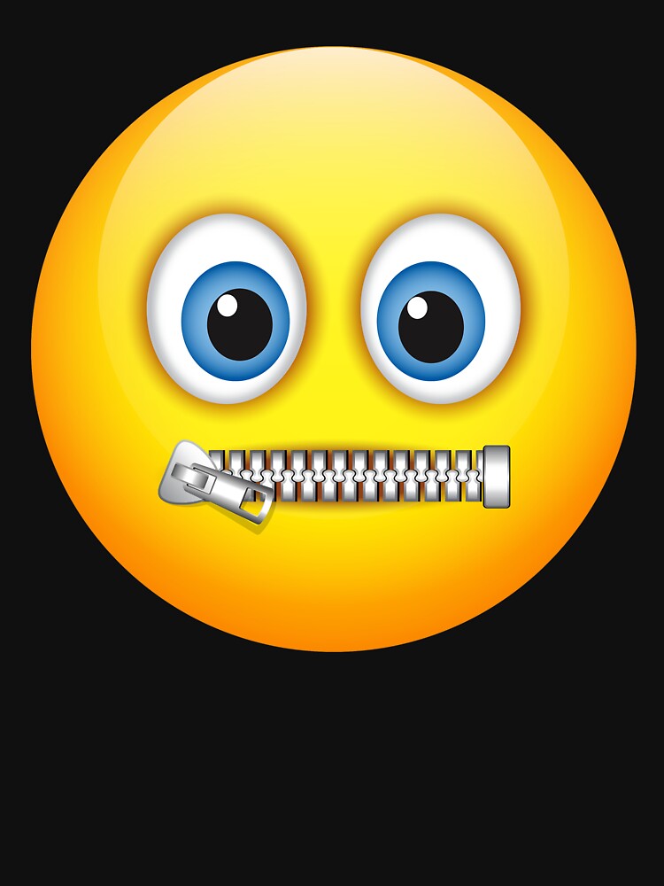 Zipper Mouth Face Emoji Costume Halloween by DNW-art T-Shirts, Hoodie, Sweatshirt | BlankRebels.com (Image 3)