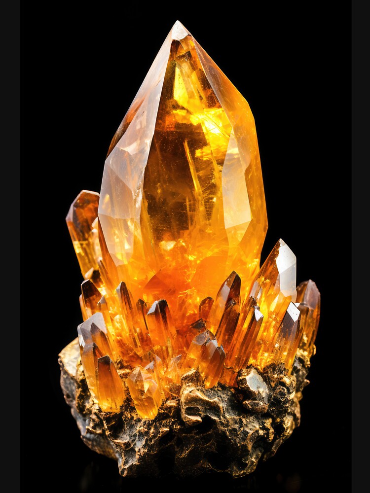 Citrine 01 Healing Crystal by mhfoto T-Shirts, Hoodie, Sweatshirt | BlankRebels.com (Image 3)