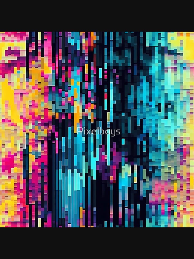 Glitch Art - Freedom glitch art - pixel artwork by Pixelboys T-Shirts, Hoodie, Sweatshirt | BlankRebels.com (Image 3)