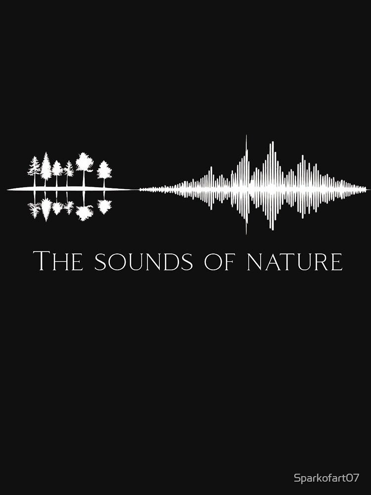 The Sounds of Nature – Calm Nature Aesthetic Art Design by Sparkofart07 T-Shirts, Hoodie, Sweatshirt (Image 3)