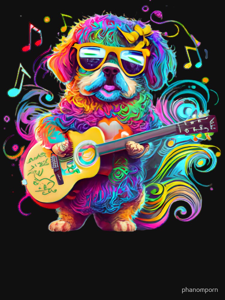 The puppy is singing by phanomporn T-Shirts, Hoodie, Sweatshirt | BlankRebels.com (Image 3)