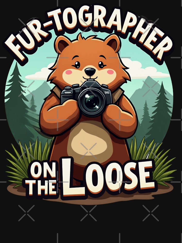 Fur-Tographer On The Loose by PerkzPrints T-Shirts, Hoodie, Sweatshirt | BlankRebels.com (Image 3)