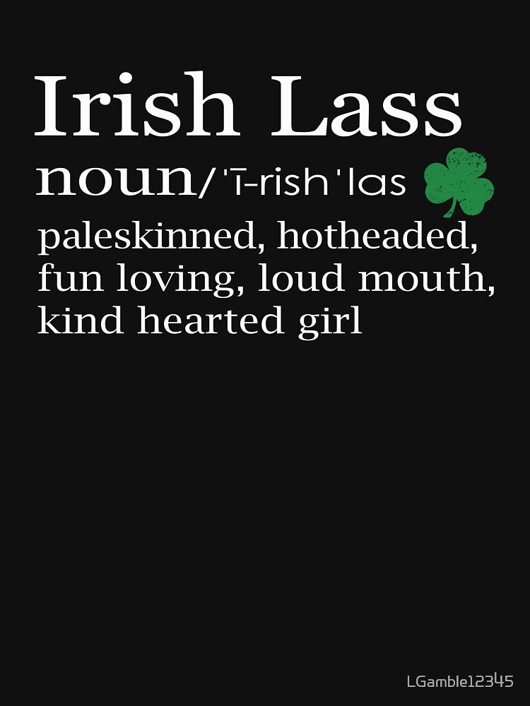 Best fun Irish Lass Girls Paddy Day Design by LGamble12345 T-Shirts, Hoodie, Sweatshirt | BlankRebels.com (Image 3)