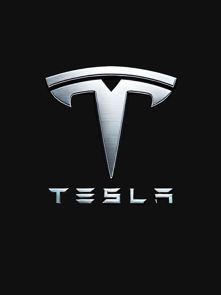 tesla logo art by TEEJAMBOREE