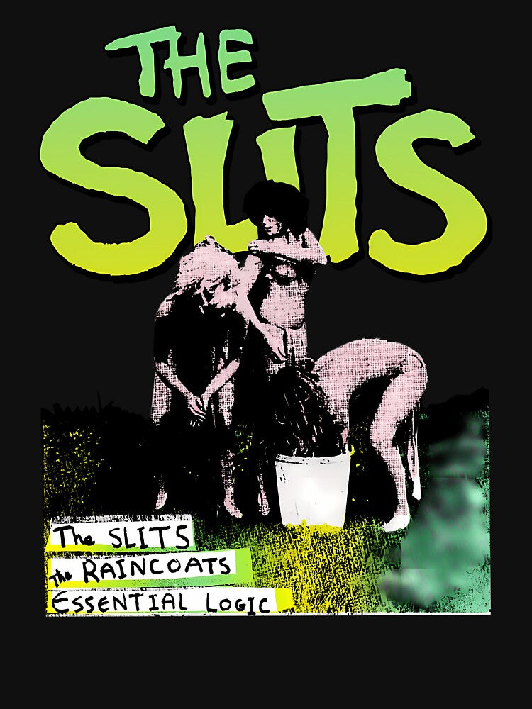 The Slits Grunge Texture Punk Band The Raincoats Logic by SheerazG T-Shirts, Hoodie, Sweatshirt | BlankRebels.com (Image 3)