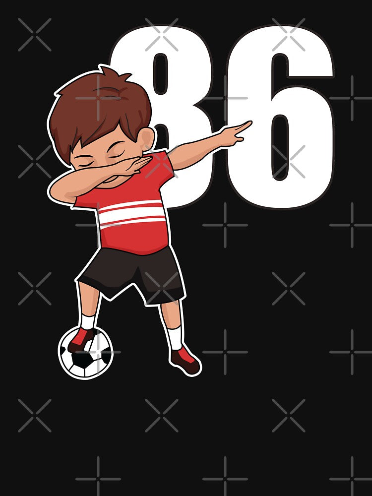 Awesome Soccer Player Number 86 Soccer Athlete Athletic Sports Team by VollLaser