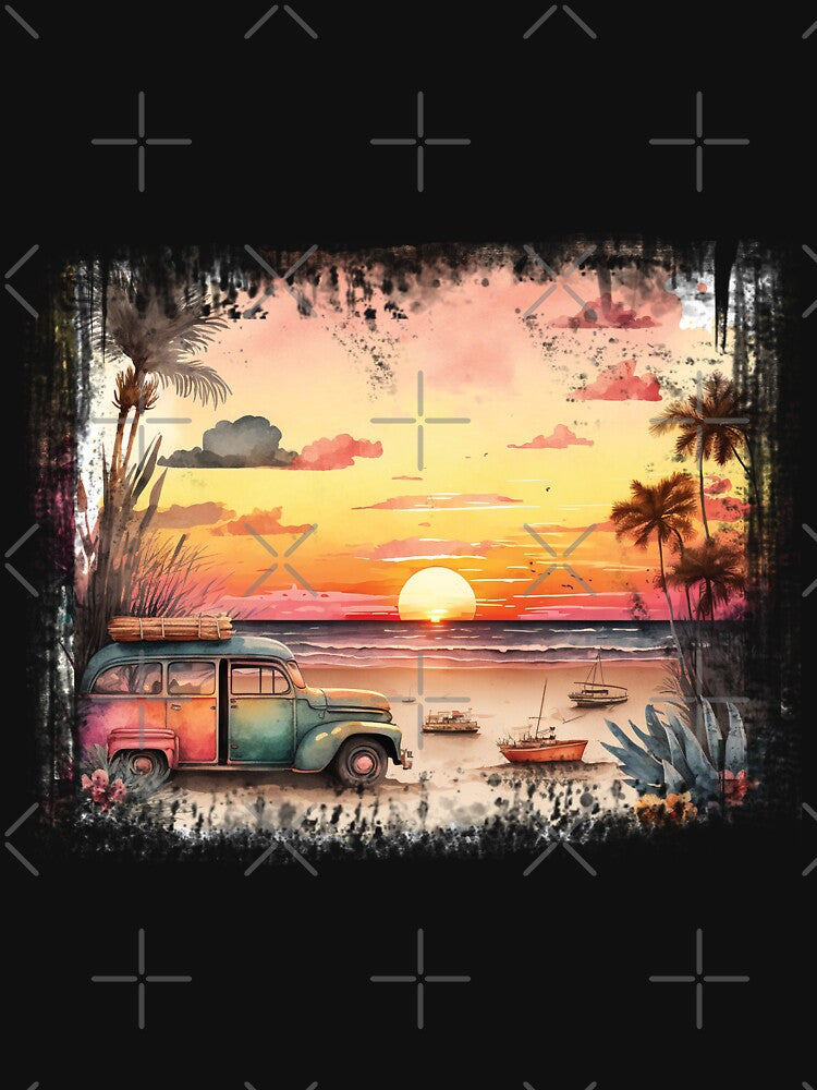 Beach Sunset by Enjoy  ⭐⭐⭐⭐⭐ T-Shirts, Hoodie, Sweatshirt | BlankRebels.com (Image 3)