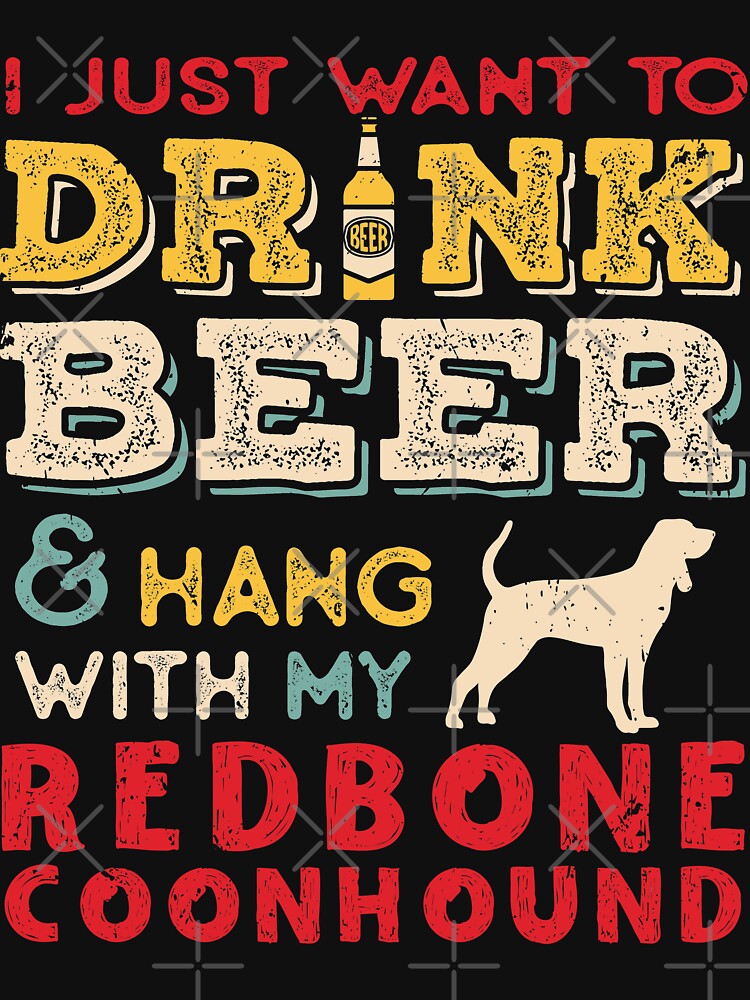 Redbone Coonhound Dog Dad Beer Lover by rafaeltto T-Shirts, Hoodie, Sweatshirt | BlankRebels.com (Image 3)