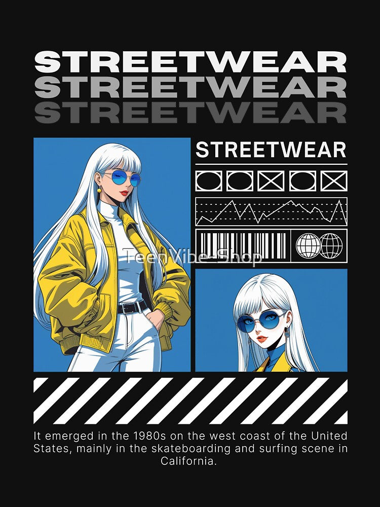 AESTHETIC GIRL |  Anime Streetwear by TeenVibe-Shop T-Shirts, Hoodie, Sweatshirt | BlankRebels.com (Image 3)