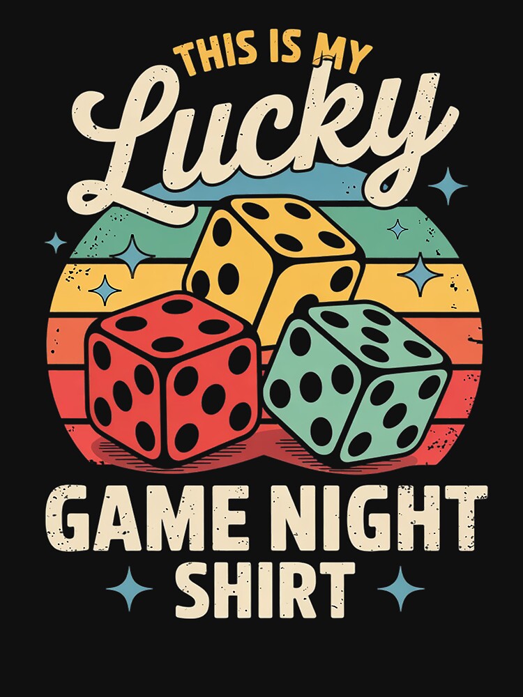 Game Night Host I Lucky Board Game Night by Hlz-0118 T-Shirts, Hoodie, Sweatshirt | BlankRebels.com (Image 3)
