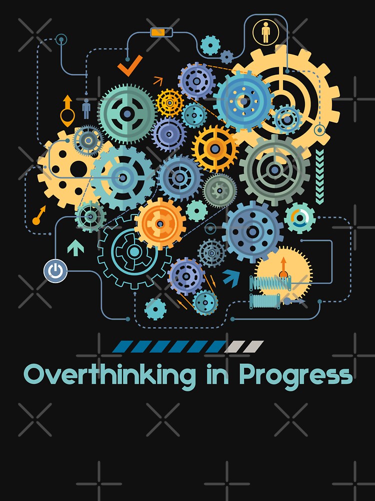 Overthinking by GraphismNinja T-Shirts, Hoodie, Sweatshirt | BlankRebels.com (Image 3)