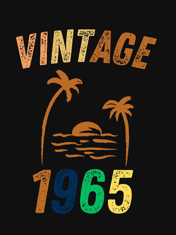 Vintage 1965 Cool Birthday Gift Idea by LeGasol T-Shirts, Hoodie, Sweatshirt | BlankRebels.com (Image 3)