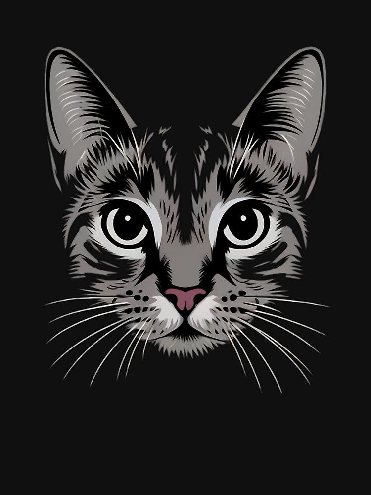 Girls Glow In The Dark Halloween Shirt Black Cat - Funny Cat Face by SlocifieShop