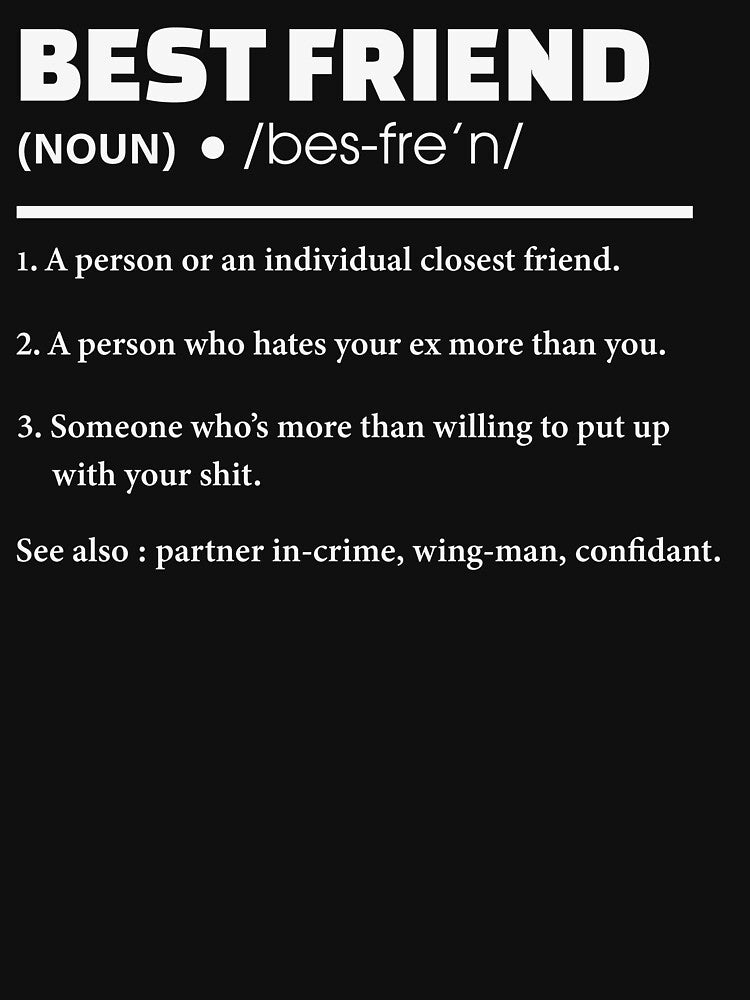 The Definition of Best Friend V.2 by rayhanzo18 T-Shirts, Hoodie, Sweatshirt | BlankRebels.com (Image 3)