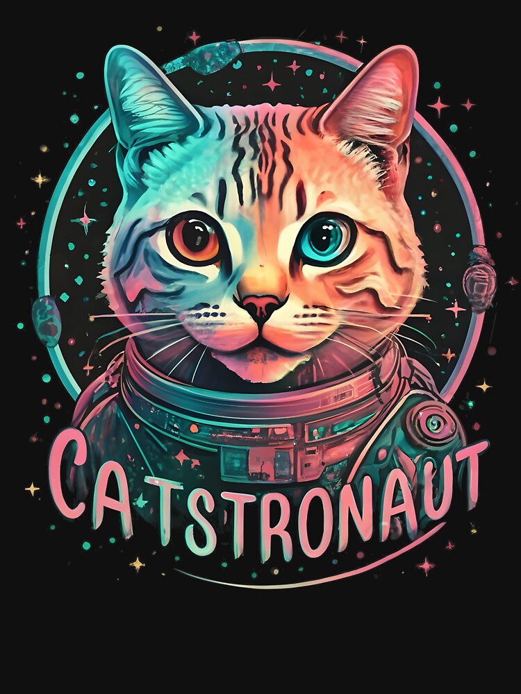 Astronaut cat by Game-Graphics T-Shirts, Hoodie, Sweatshirt | BlankRebels.com (Image 3)