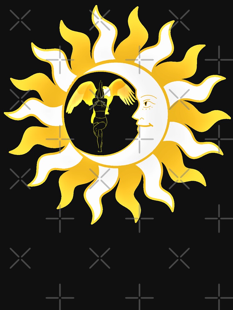 Yoga Eagle Pose With Sun And Moon by TeesFashion T-Shirts, Hoodie, Sweatshirt | BlankRebels.com (Image 3)