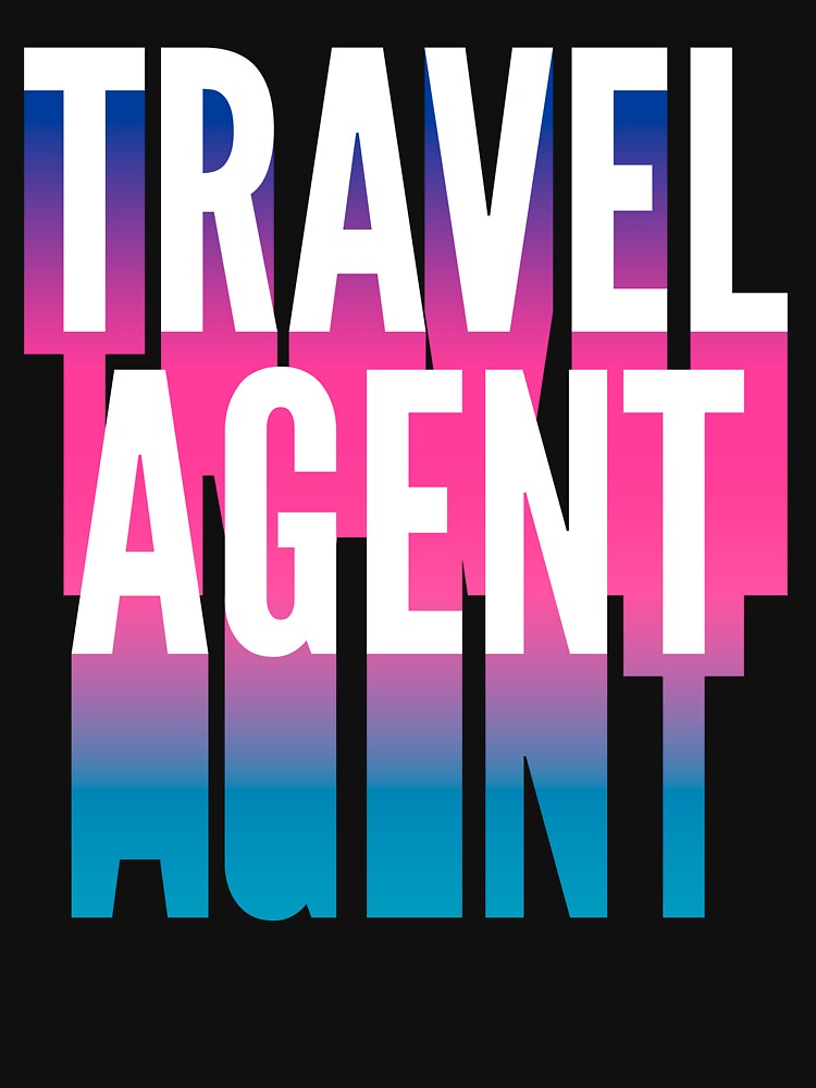 Travel agent With Long Gradient Shadow by SVPOD T-Shirts, Hoodie, Sweatshirt | BlankRebels.com (Image 3)